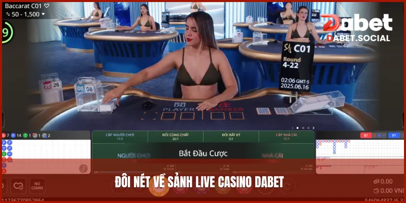 Đôi nét về sảnh Live Casino DABET
