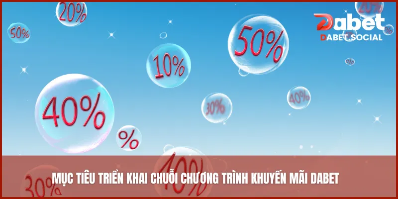 Mục tiêu triển khai chuỗi chương trình khuyến mãi DABET