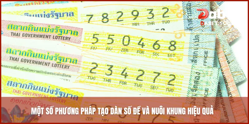 Một số phương pháp tạo dàn số đề và nuôi khung hiệu quả